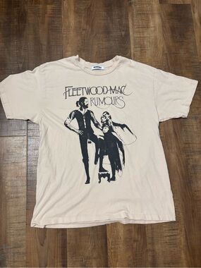 Daydreamer LA unisex size XL 'Rumours' Graphic Tee - Cream